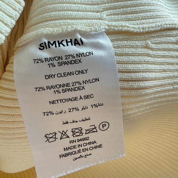 SIMKHAI Giuliana Sweetheart Knit Top - Picture 10 of 10